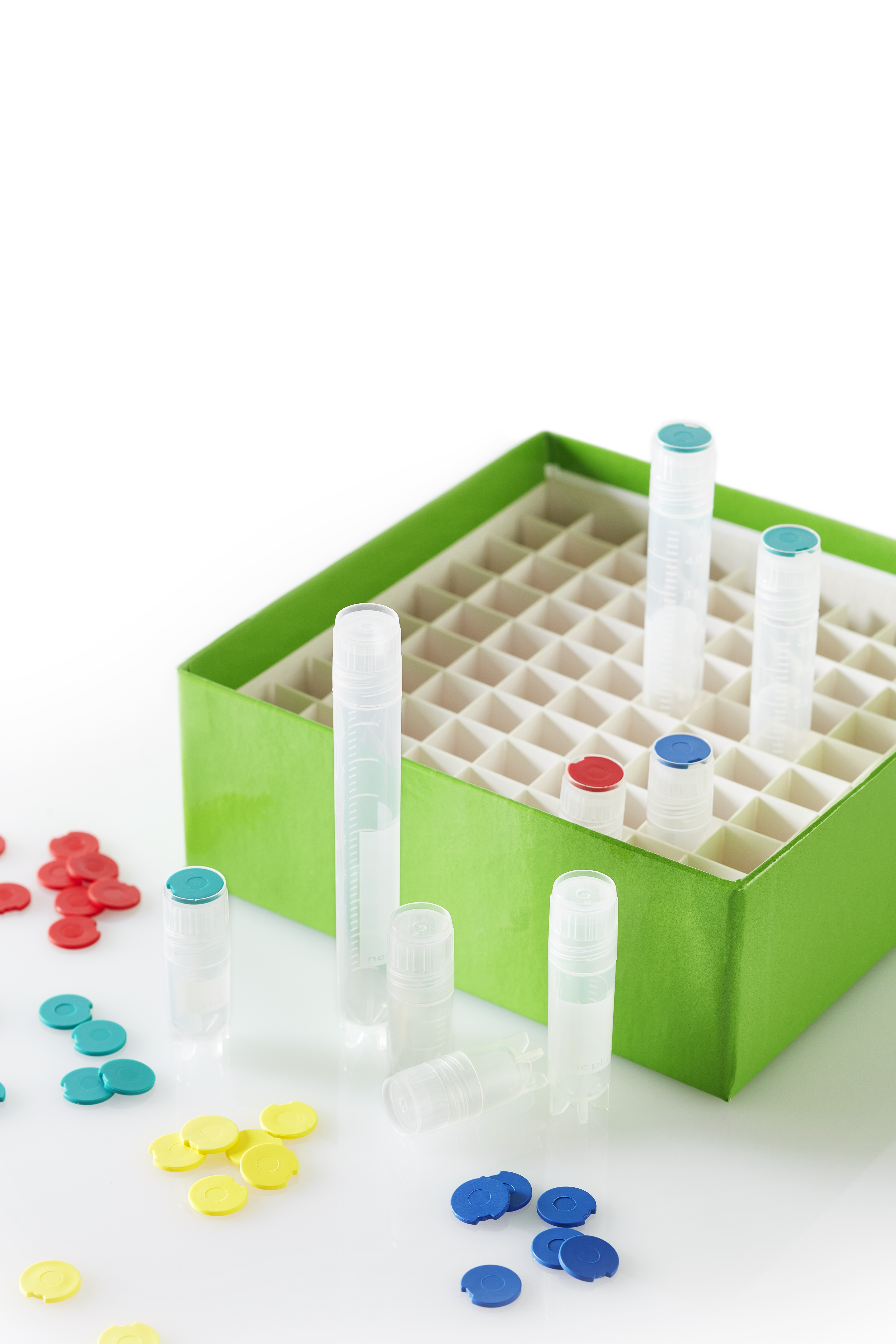 Insert for cryo tube lid, white, autocl